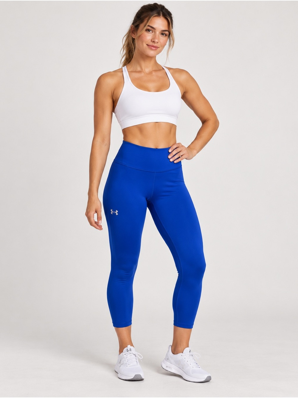 Under Armour Women’s Compression Capri Leggings Blue Size Large